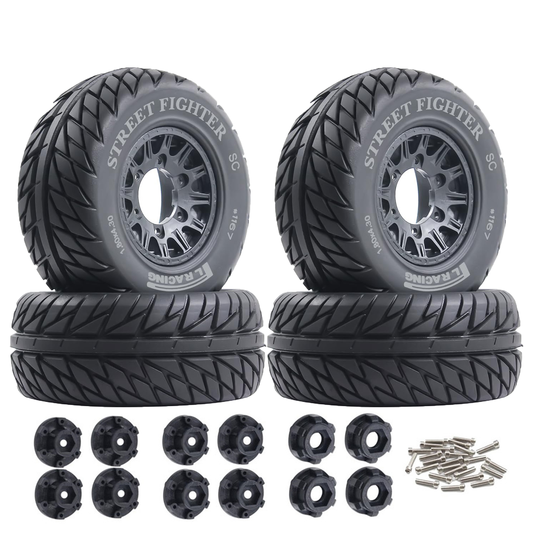 Rc Truck Monster - 1/10 1/8 RC Truck Tires And