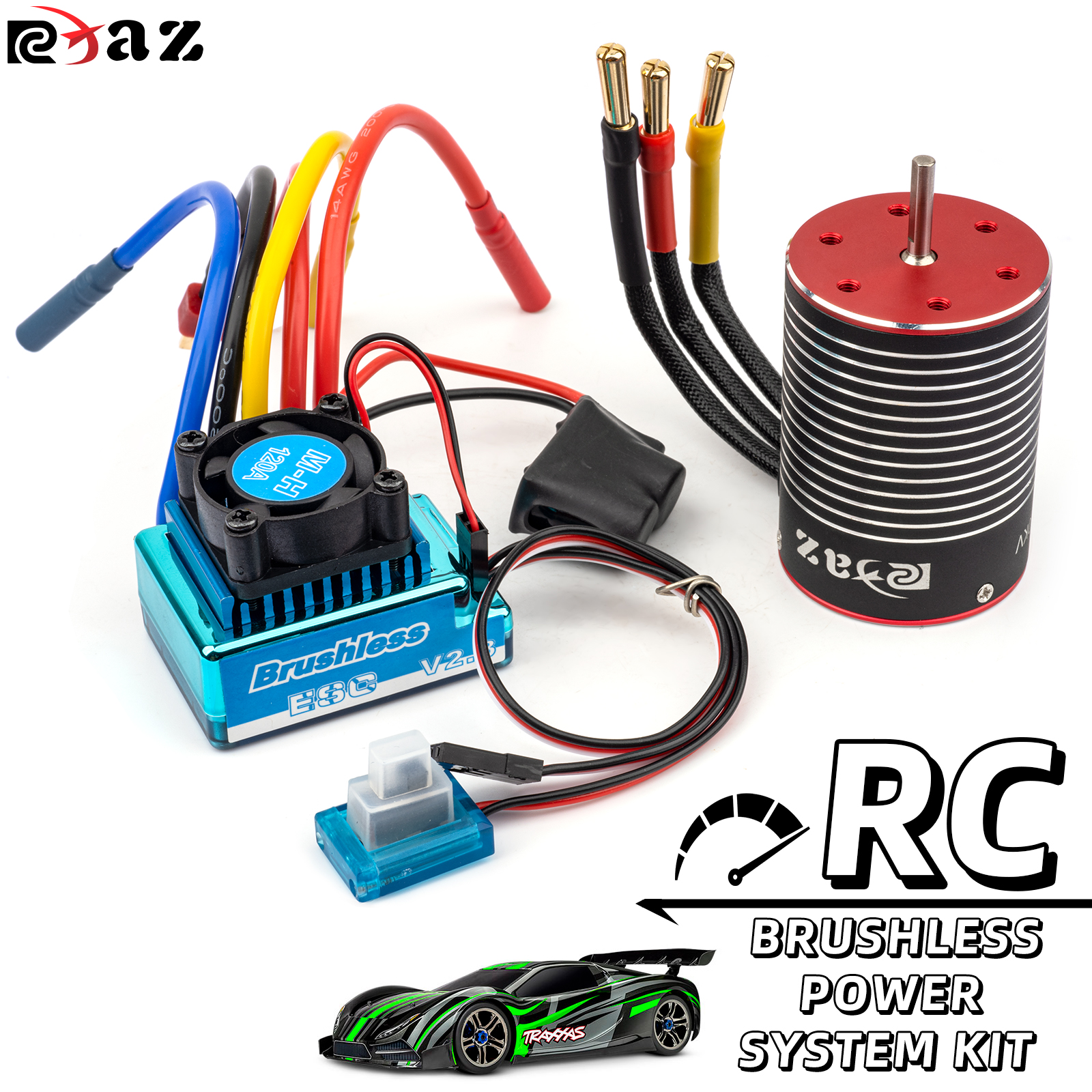 Brushless Motor 3650 - RC 3650 Brushless Motor For Axial