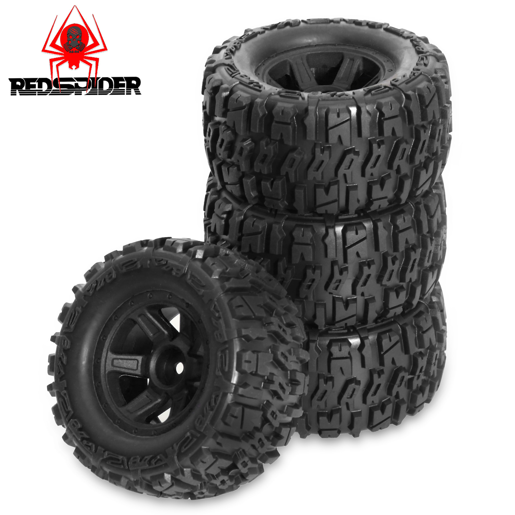 90mm Skidproof Rubber Wheel Ti - Rc Truck Monster のレビューと価格