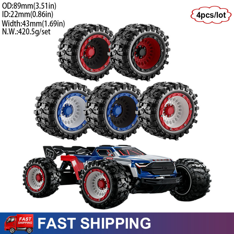 4PC RC Monster Truck High Grip - Rc Truck Monster のレビューと価格