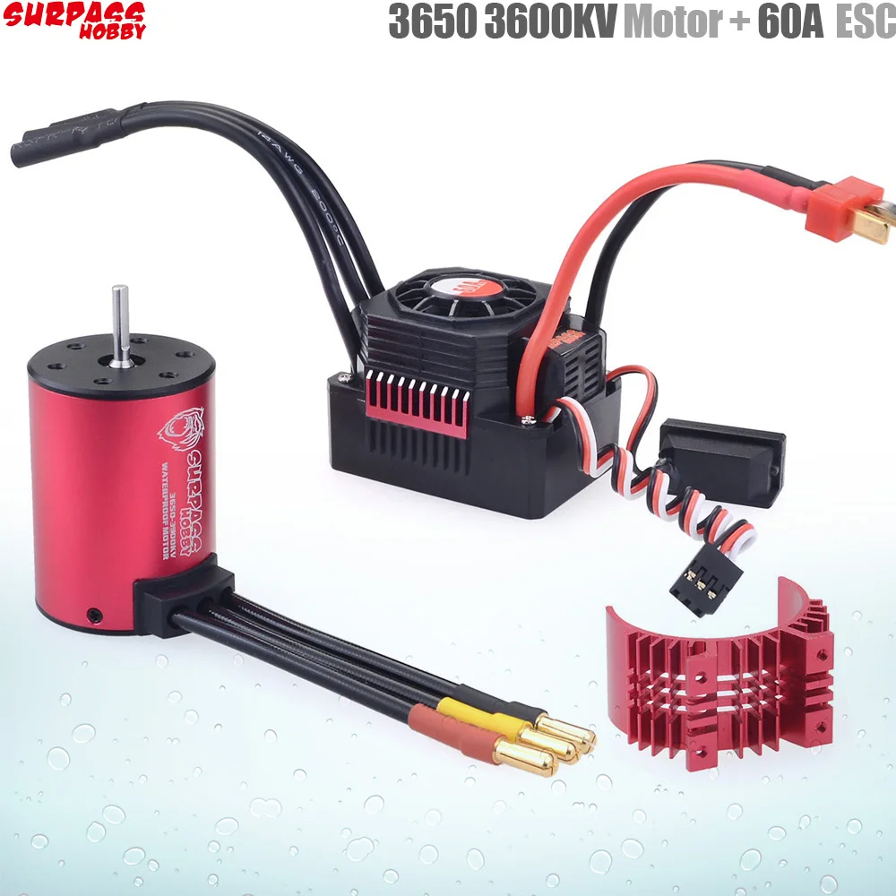SURPASS HOBBY KK Waterproof Co - Brushless Motor 3650 のレビューと価格