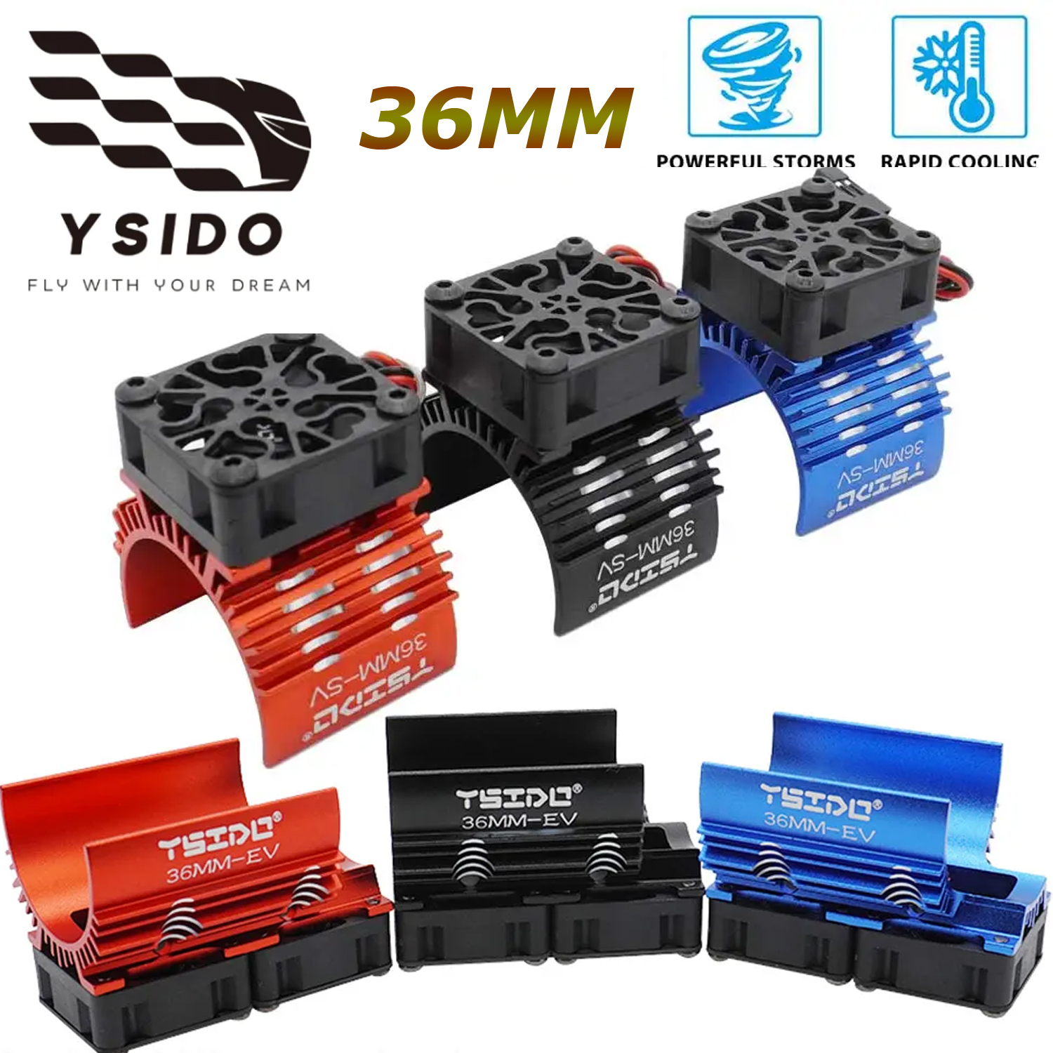 YSIDO 36MM-SV 36MM-EV 540 550  - Brushless Motor 3650 のレビューと価格