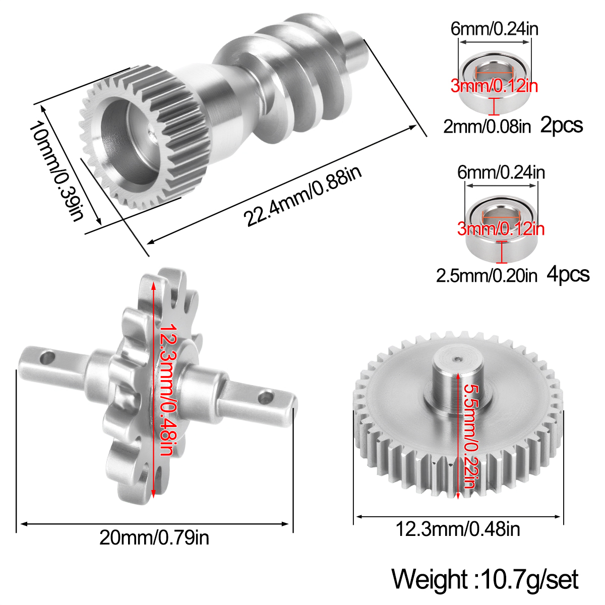 Stainless Steel Gearbox Gear S - Rc Hobby Room のレビューと価格