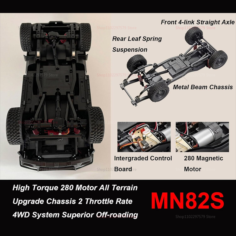 MN82 MN82S RC Crawler Truck 1/ - Rc Hobby Pro のレビューと価格