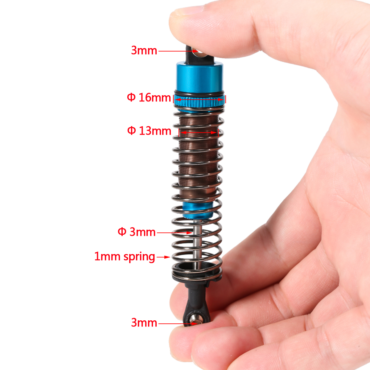 4Pcs Adjustable Oil Filled Sho - Rc Truck Monster のレビューと価格
