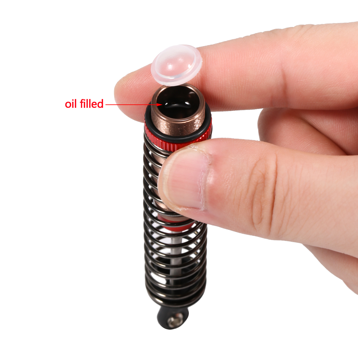4Pcs Adjustable Oil Filled Sho - Rc Truck Monster のレビューと価格