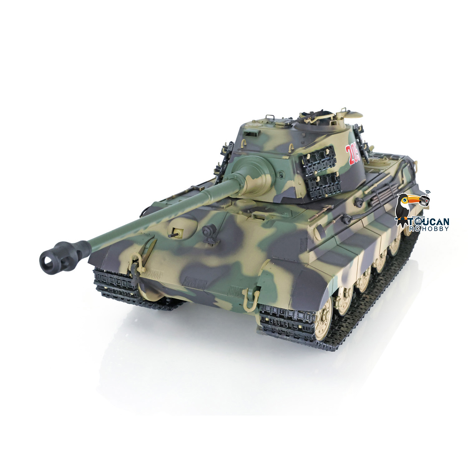 2.4G Heng Long 1/16 RTR RC Tan - Rc Hobby Kings のレビューと価格