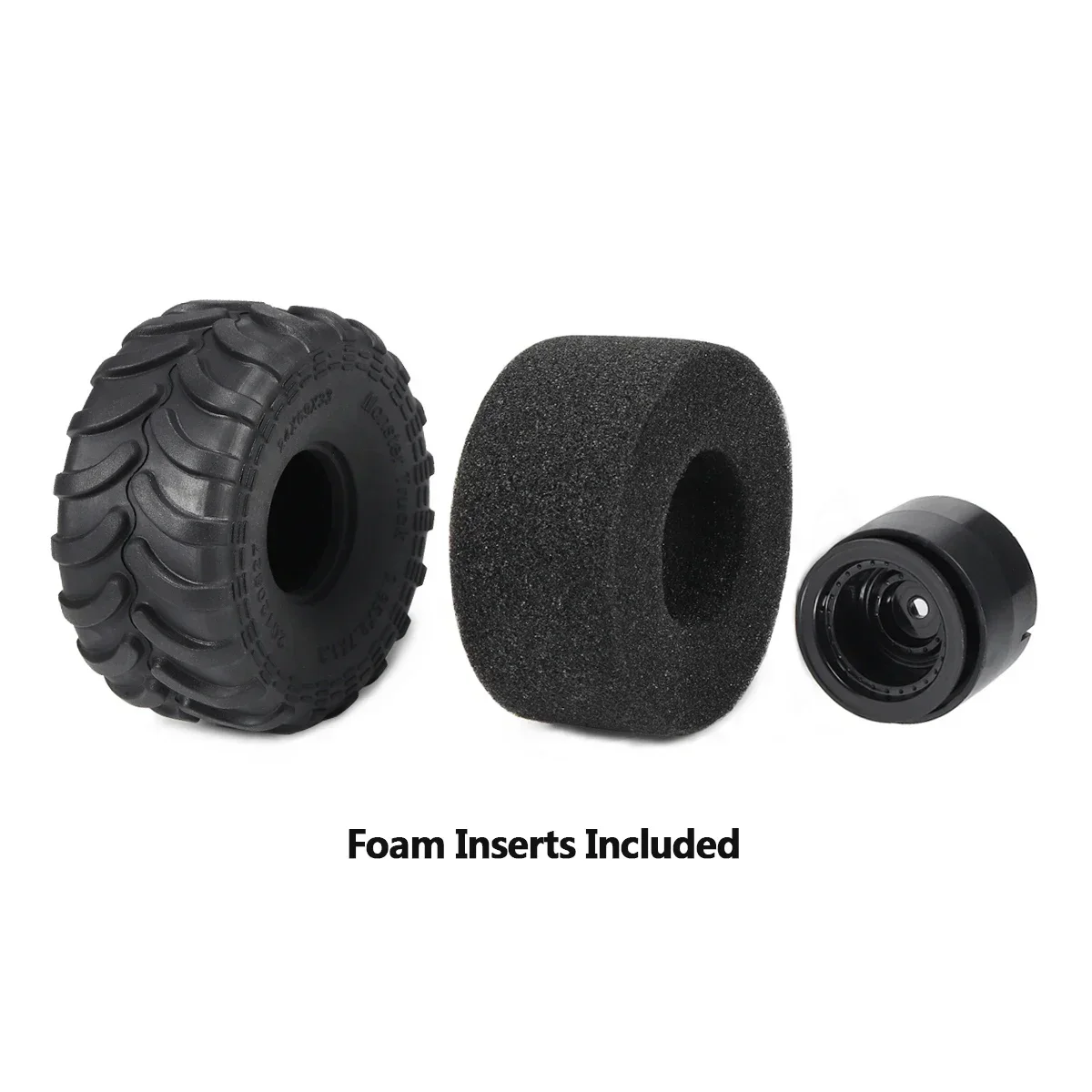 4pcs Monster Truck Tires with  - Rc Truck Monster のレビューと価格