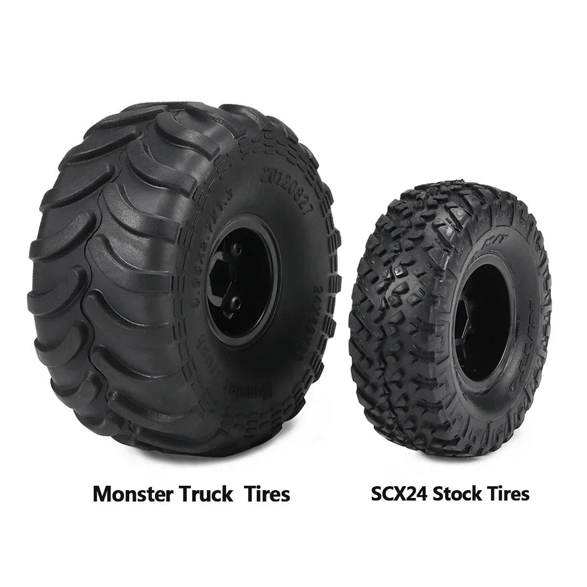 4pcs Monster Truck Tires with  - Rc Truck Monster のレビューと価格