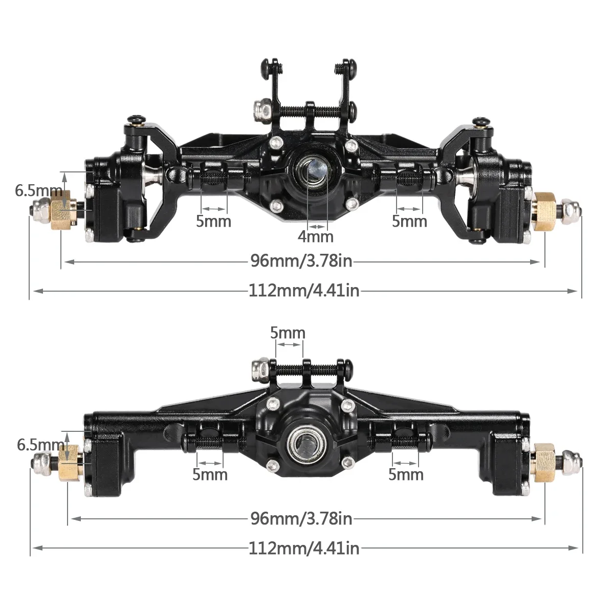 TRX4M Aluminum Front Rear Port - Rc Hobby Room のレビューと価格