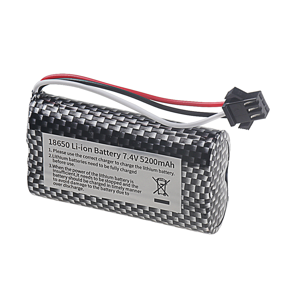 18650 Li-ion 7.4V 5200mAh Batt - Rc Truck Monster のレビューと価格