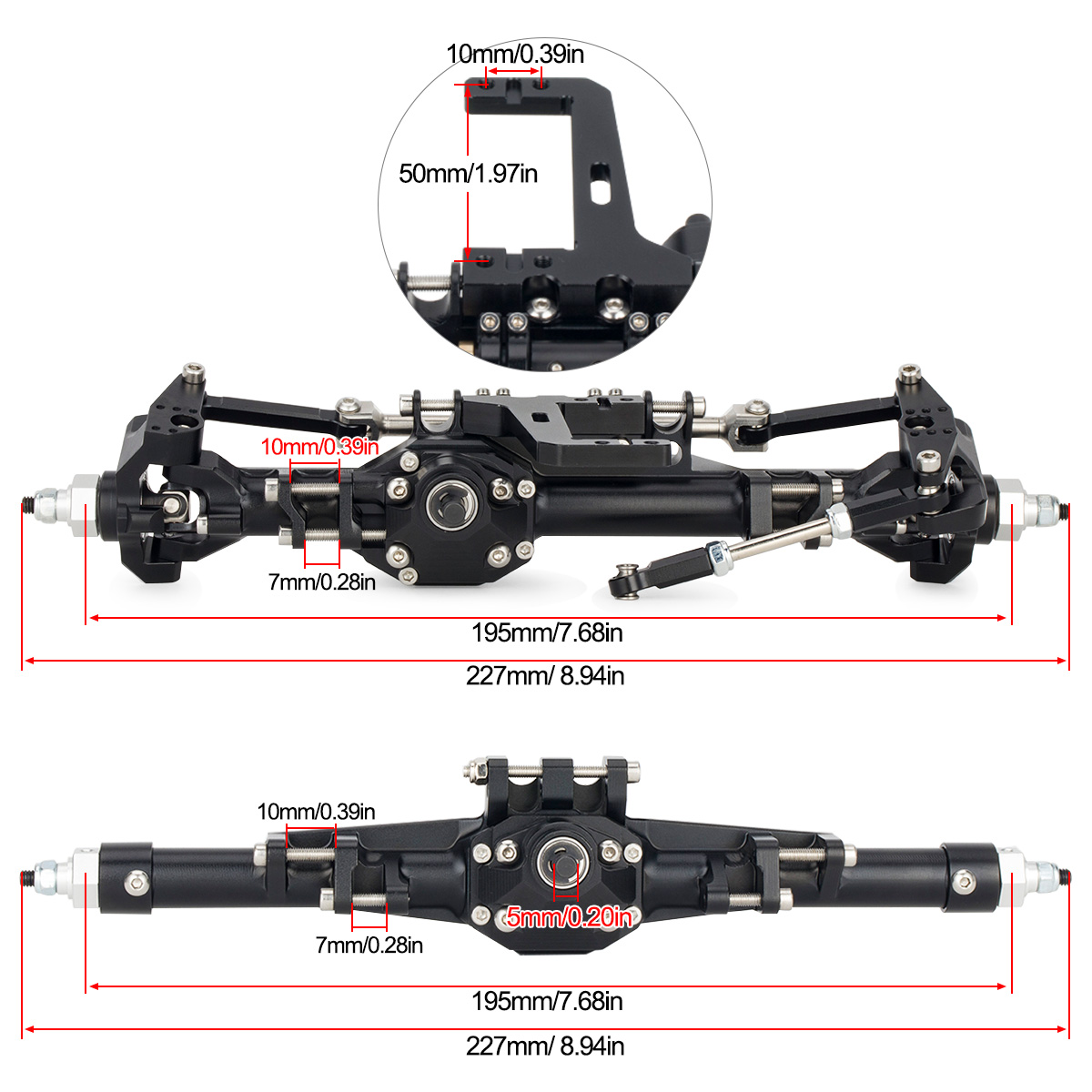 CNC Aluminum Front Rear Straig - Rc Hobby Room のレビューと価格