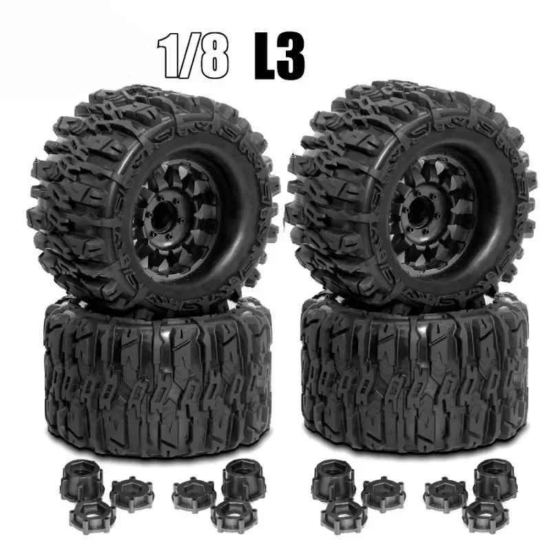4PCS 1/8 Wheels Tires 170mm  T - Rc Truck Monster のレビューと価格