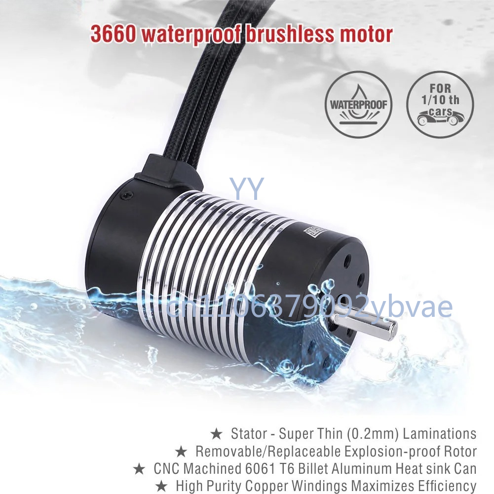 3650 Waterproof Brushless Moto - Brushless Motor 3650 のレビューと価格