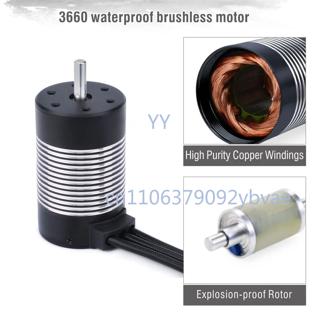 3650 Waterproof Brushless Moto - Brushless Motor 3650 のレビューと価格