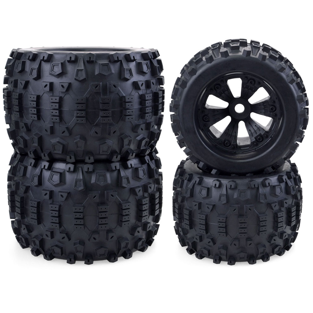 4PCS 1/8 Wheels Tires 170mm 16 - Rc Truck Monster のレビューと価格