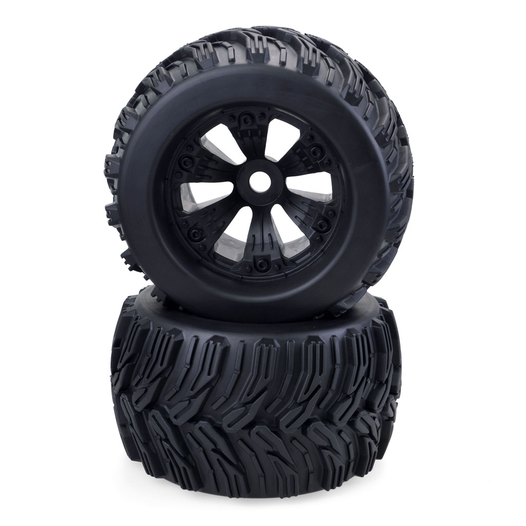 4PCS 1/8 Wheels Tires 170mm 16 - Rc Truck Monster のレビューと価格