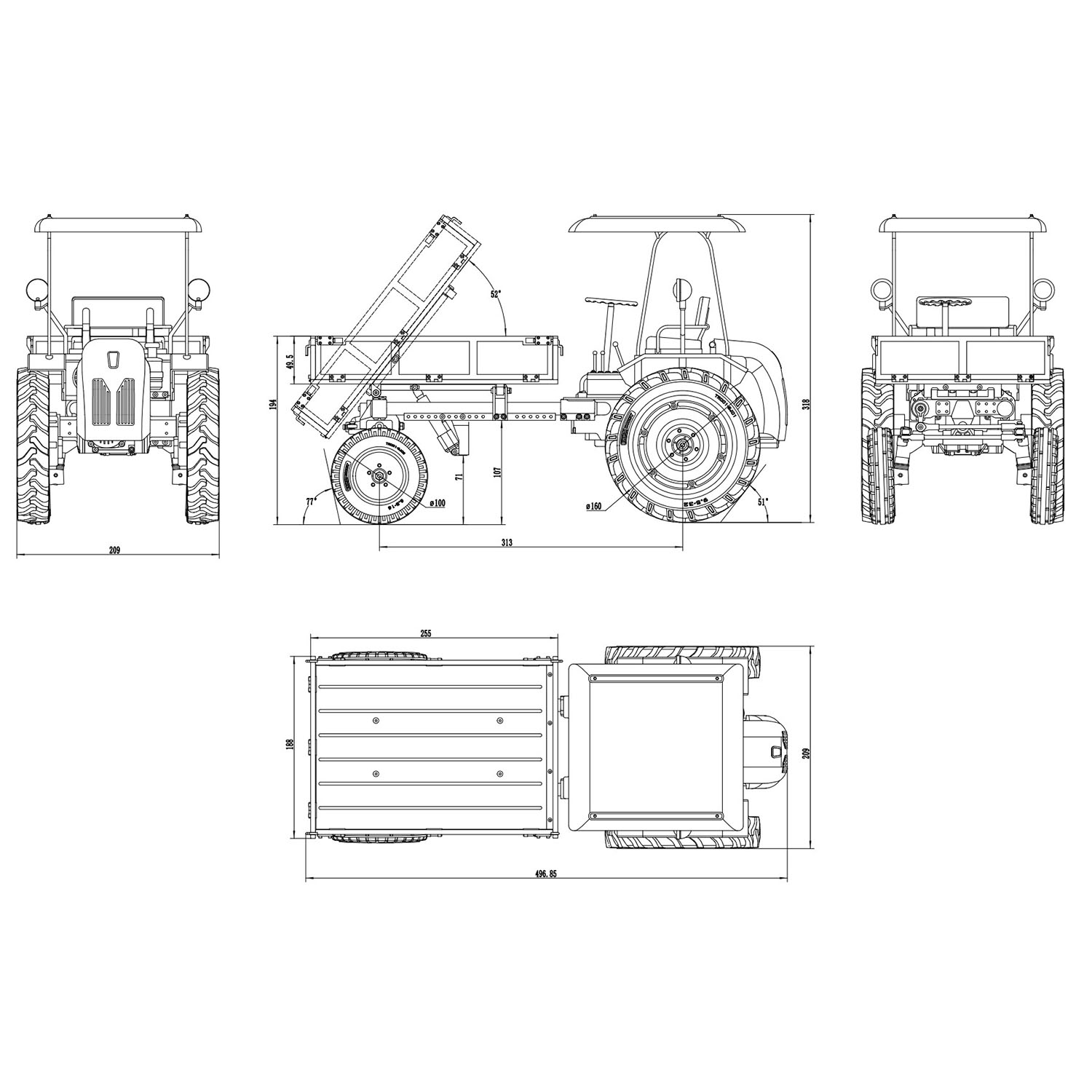 1/10 Kingkong RC Farm Tractor  - Rc Hobby Farm のレビューと価格